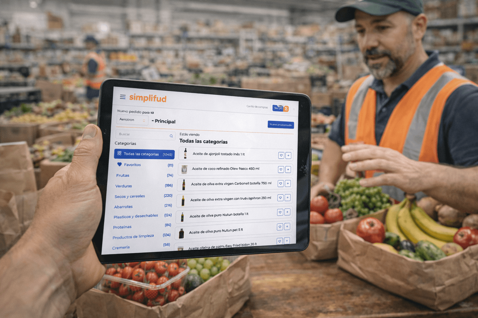 Simplifud como solución para la distribución de alimentos